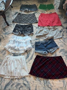 Women’s skirt and shorts bundle